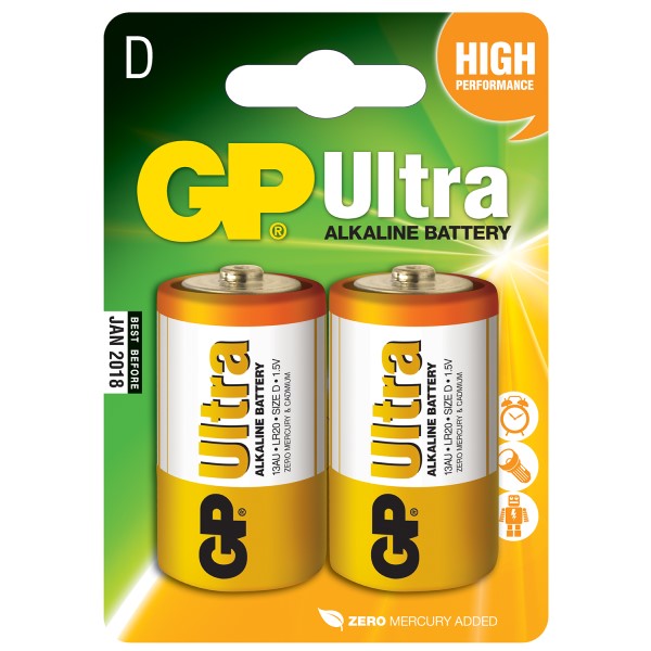 GP Ultra D Batteries (2)