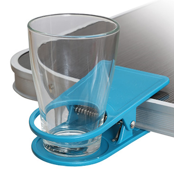 Table Clip Cup Holder (Various Colours)