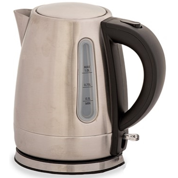 Quest Low Wattage Stainless Steel Kettle 1L (Silver)