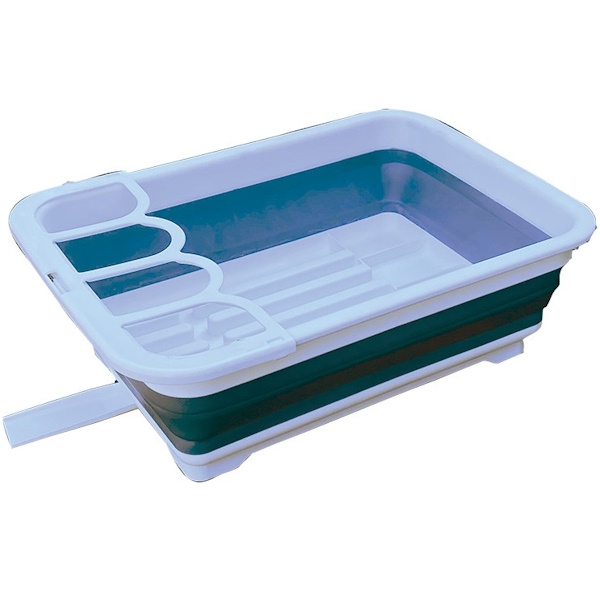 Quest Collapsible Dish Rack with Drain Extension