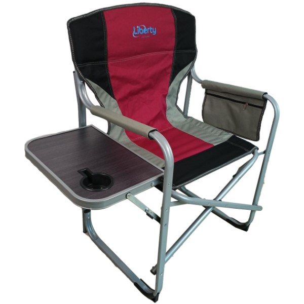 Liberty Leisure Directors Chair with Side Table (Magenta)