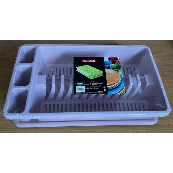 Quest Dish Drainer with Drip Tray 45 x 26 x 9 cm