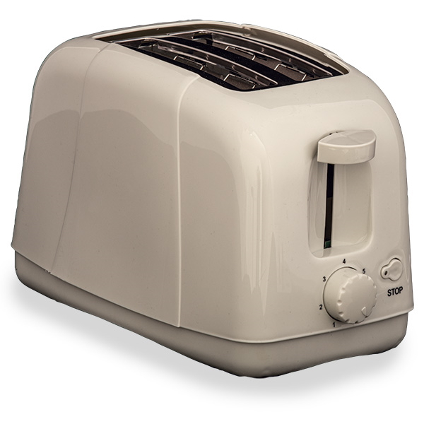 Low Watt Toaster - White