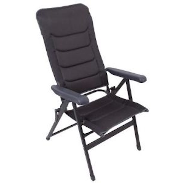 Via Mondo Padded Folding Chair (Charcoal)