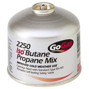 Butane/Propane Cartridge 230g (Brand May Vary)