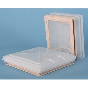 MPK Complete Rooflight with Flynet 400 x 400 (White)