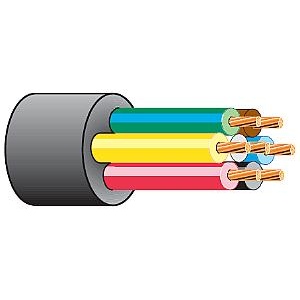 7 Core Cable per m (Black)