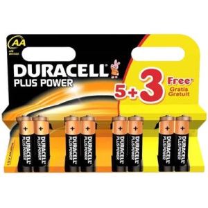 Duracell Plus AA (5 plus 3)