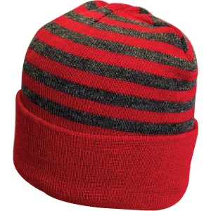 Denver Beanie Hat (Red/Grey)