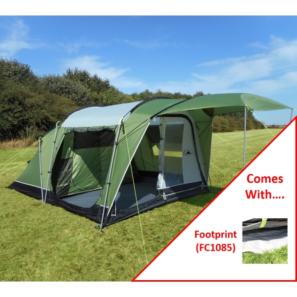 SunnCamp Silhouette 400 Tent with Footprint Groundsheet